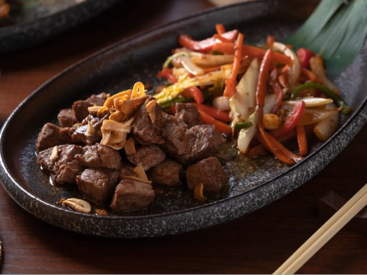 تيبنياكي لحم بالخضار