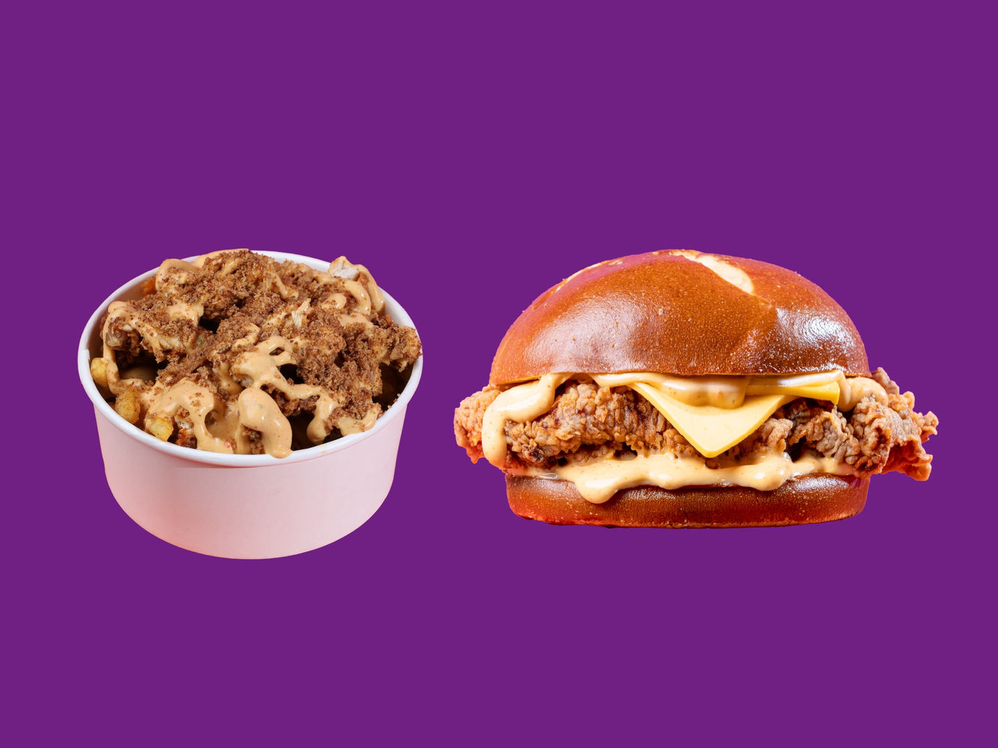 كلاسيك كرسبي برجر وتشكن فرايز