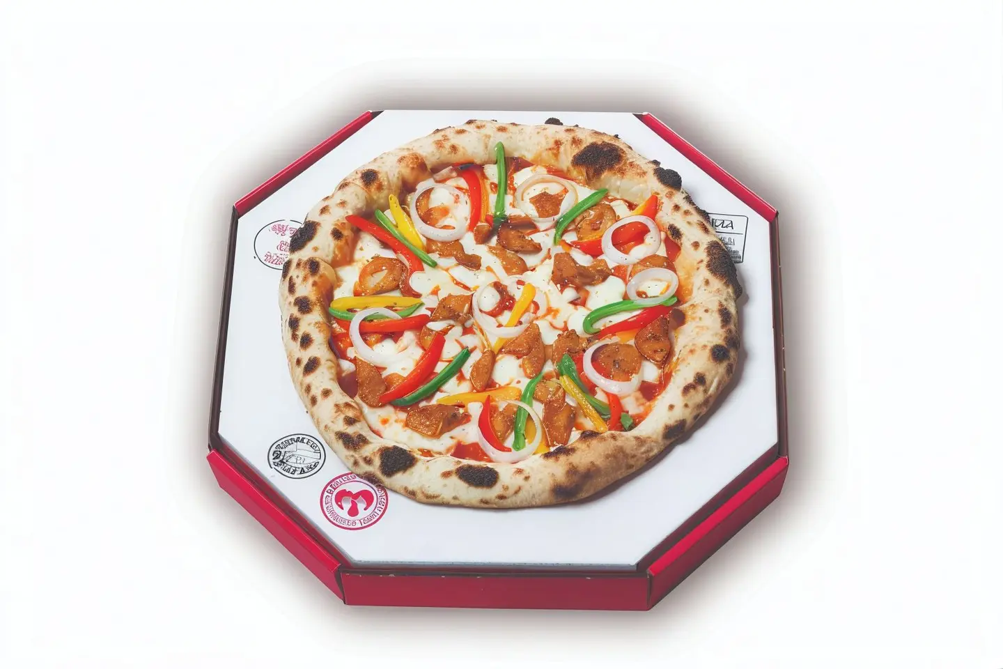 Veggie Chicken Pizza
