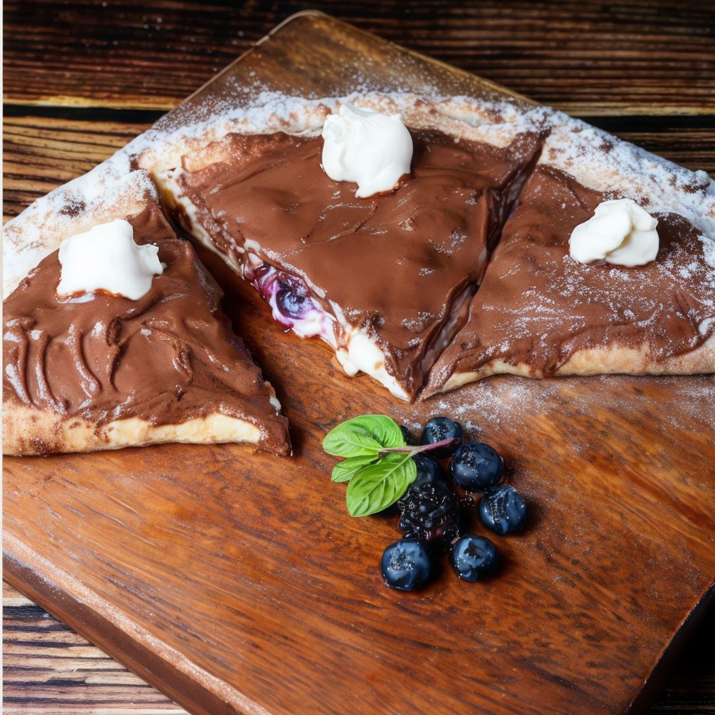 Ricotta Nutella Calzone Half