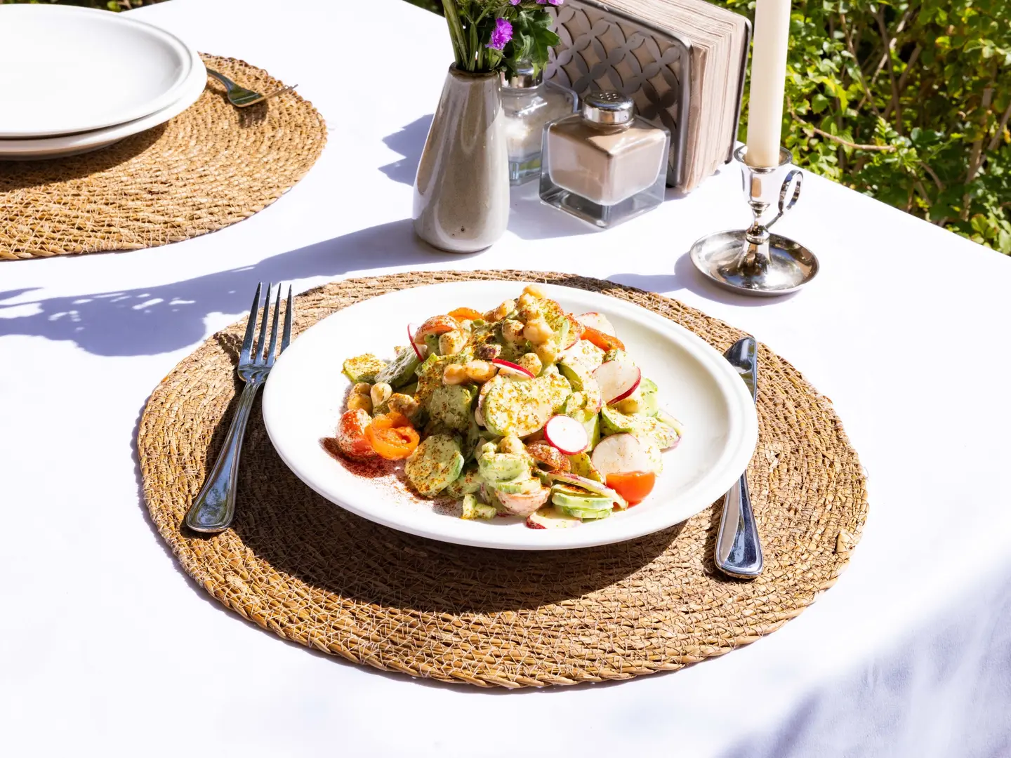 سلطة الخيار الكريمية