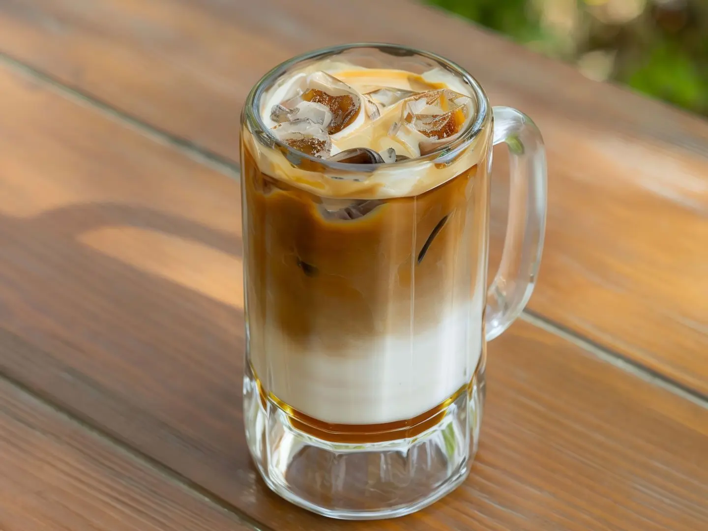 لاتيه بارد بالكراميل