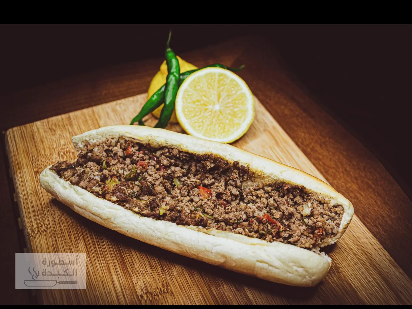 ساندوتش مفروم بالجبنة