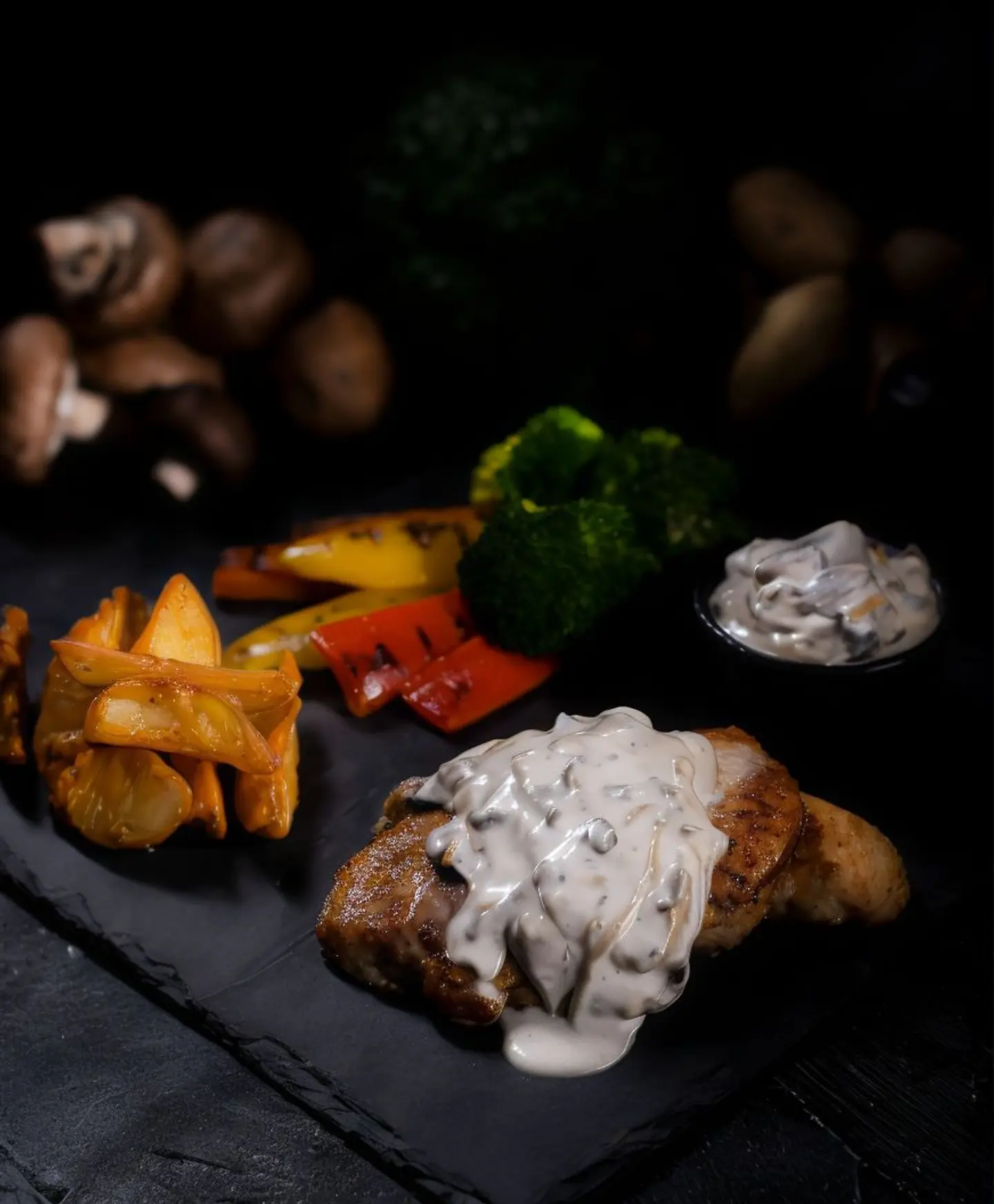 Chicken Fillet With Mushroom Cream
