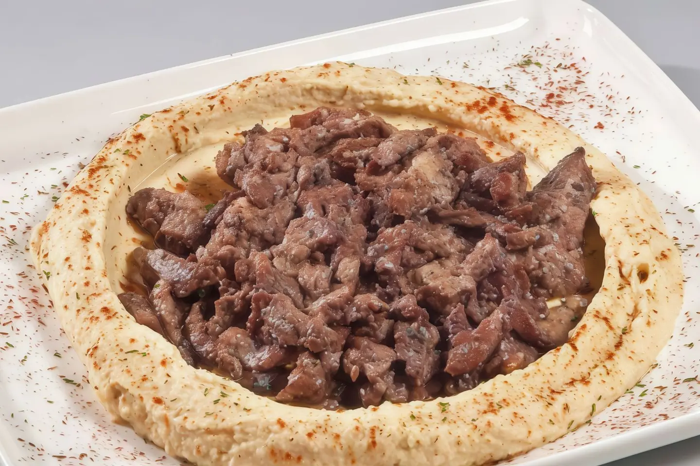 لحم حمص بالفرن