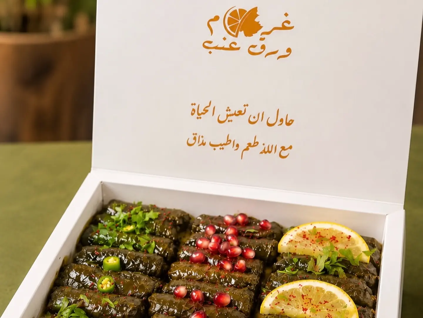 Medium Box 50 Pices - Grape Leaves