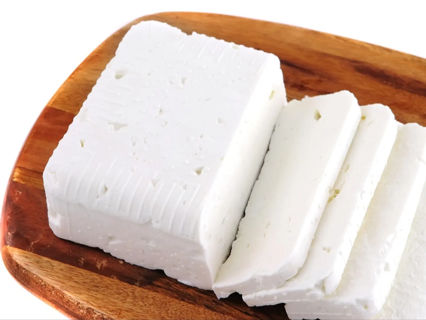 A Piece Of White Cheese