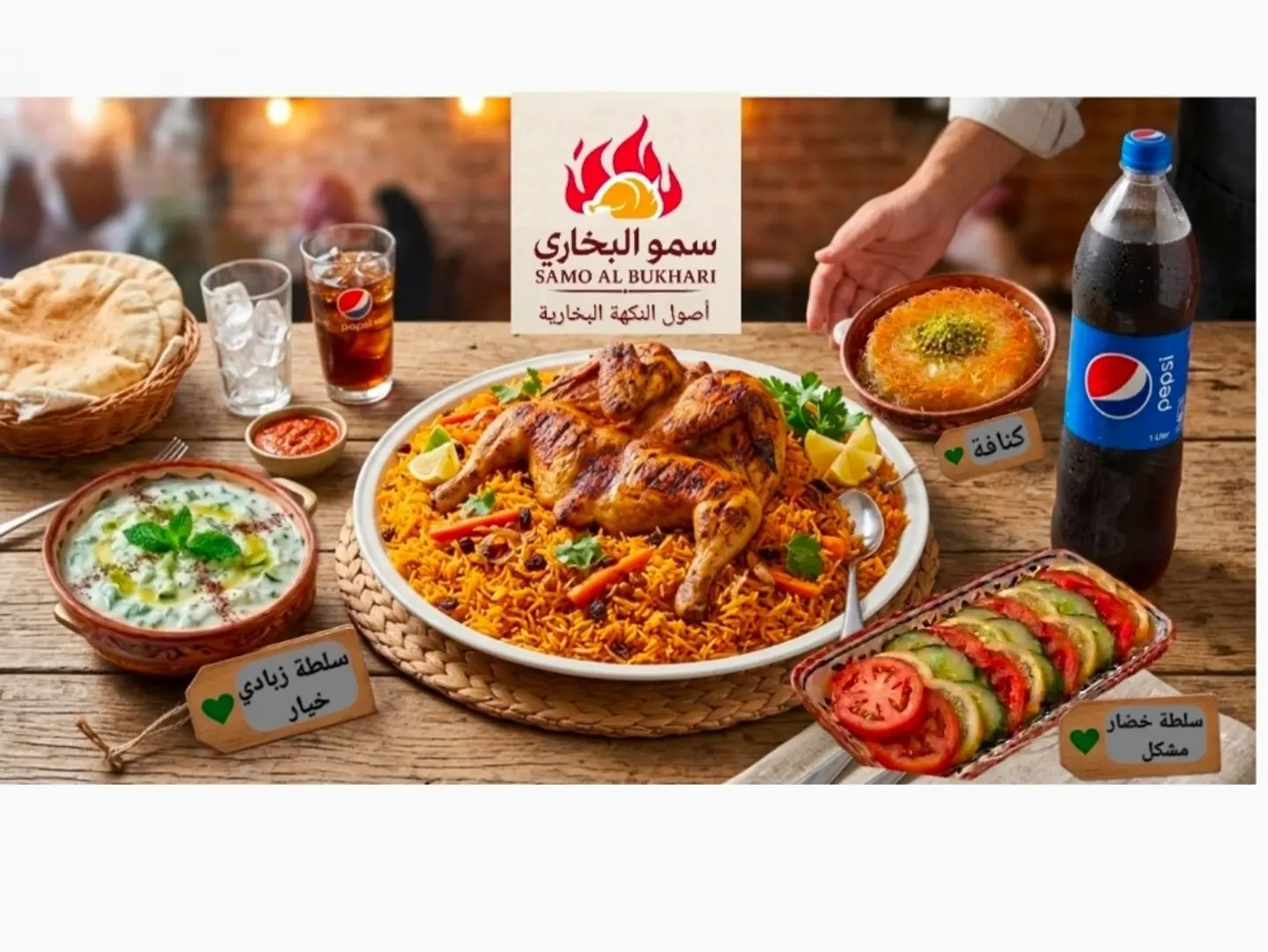 عرض الوجبة الفاخرة - نص حبه