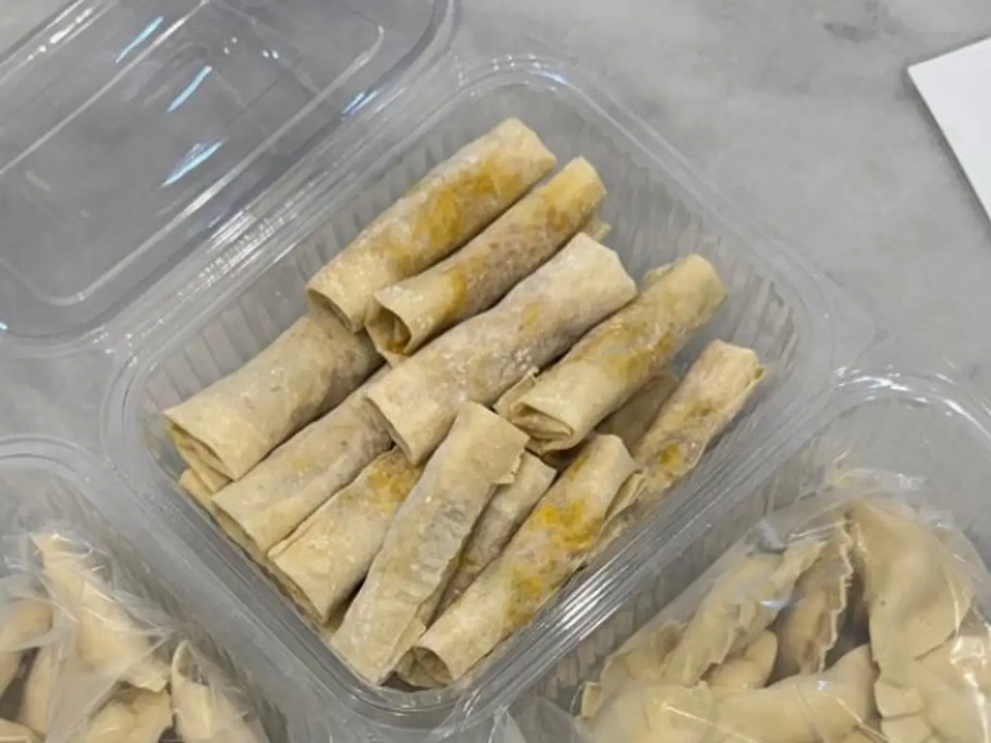 سبرنج رول مفرزن بالخضار والدجاج