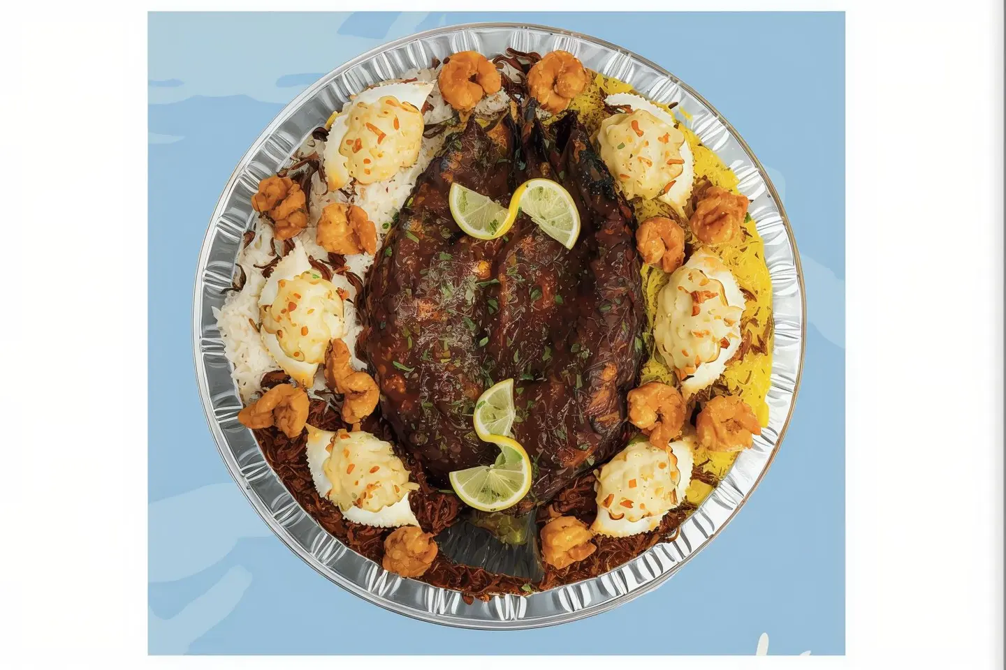 Cheezy Crab Platter