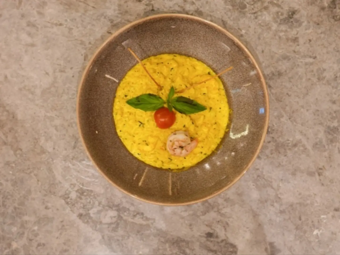 Saffron Shrimp Risotto