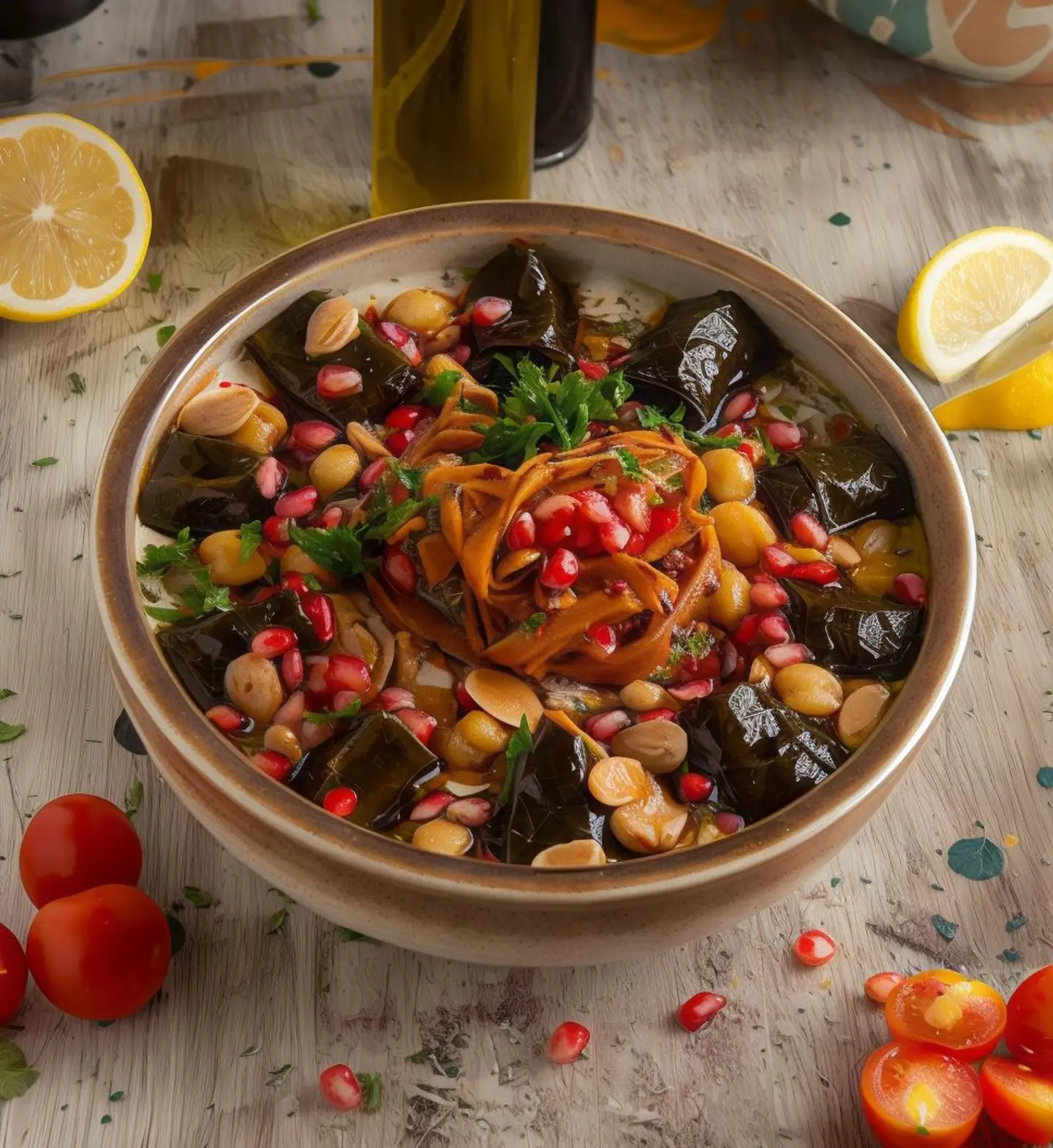 فتة ورق عنب