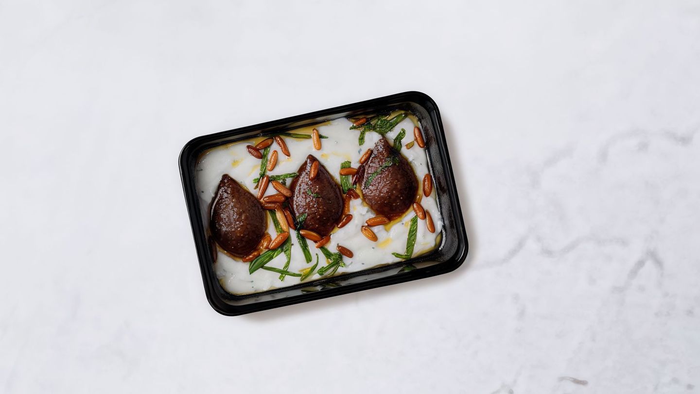 كبّة باللبن مع الأرز