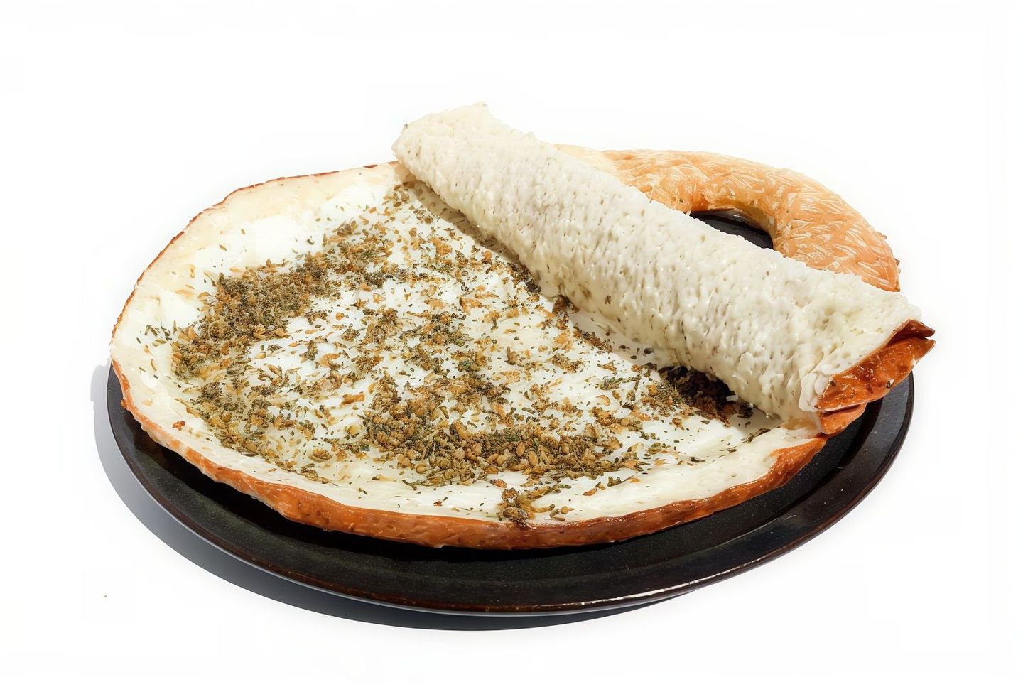 كعكة بالجبنة الكيري مع زعتر