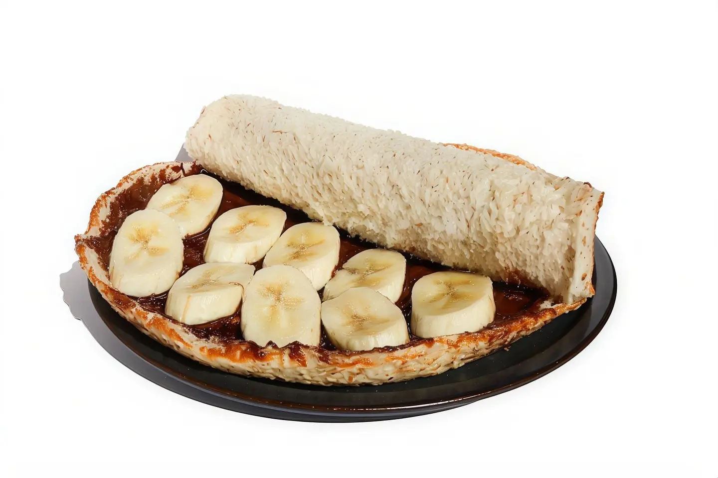 كعكة نوتيلا والموز