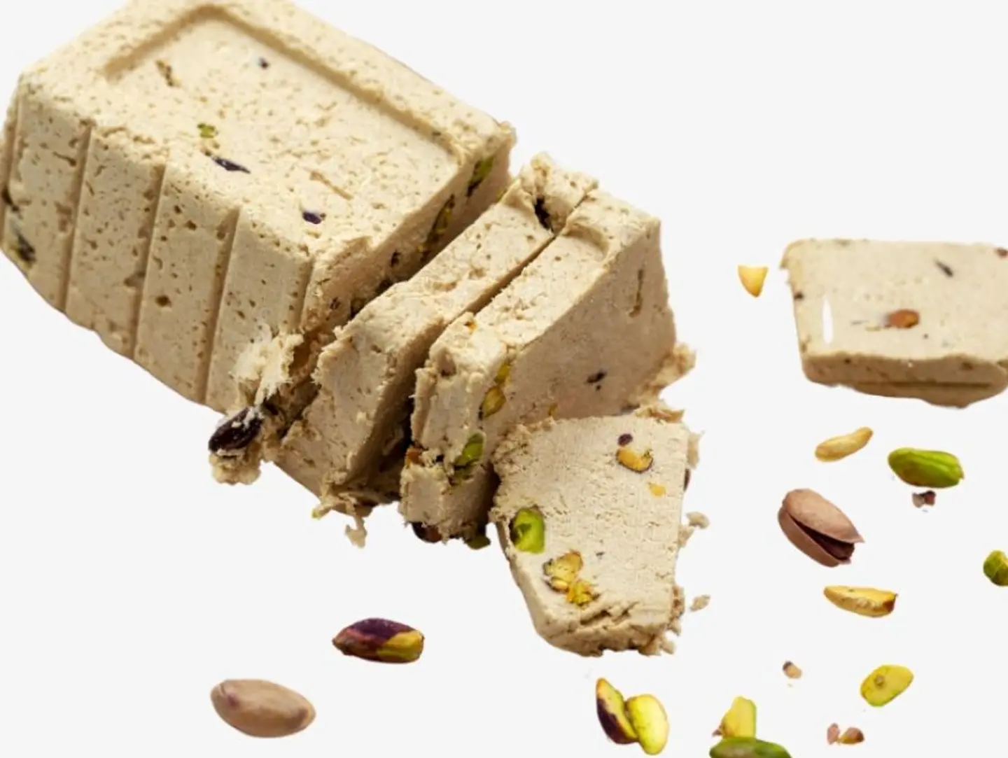 Premium Tahini Halva With Pistachios, 500 Grams