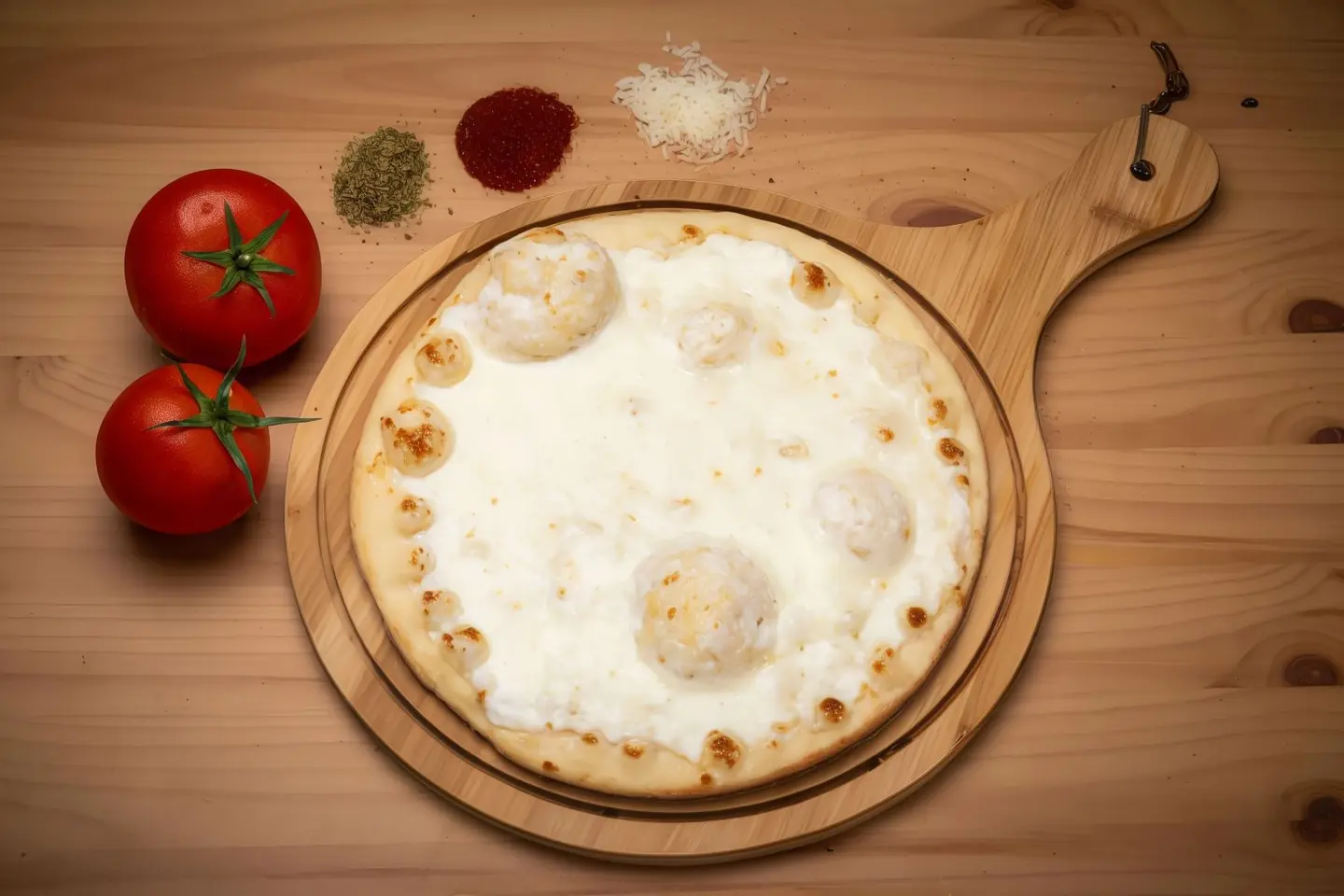 لبنة بالجبن دائري