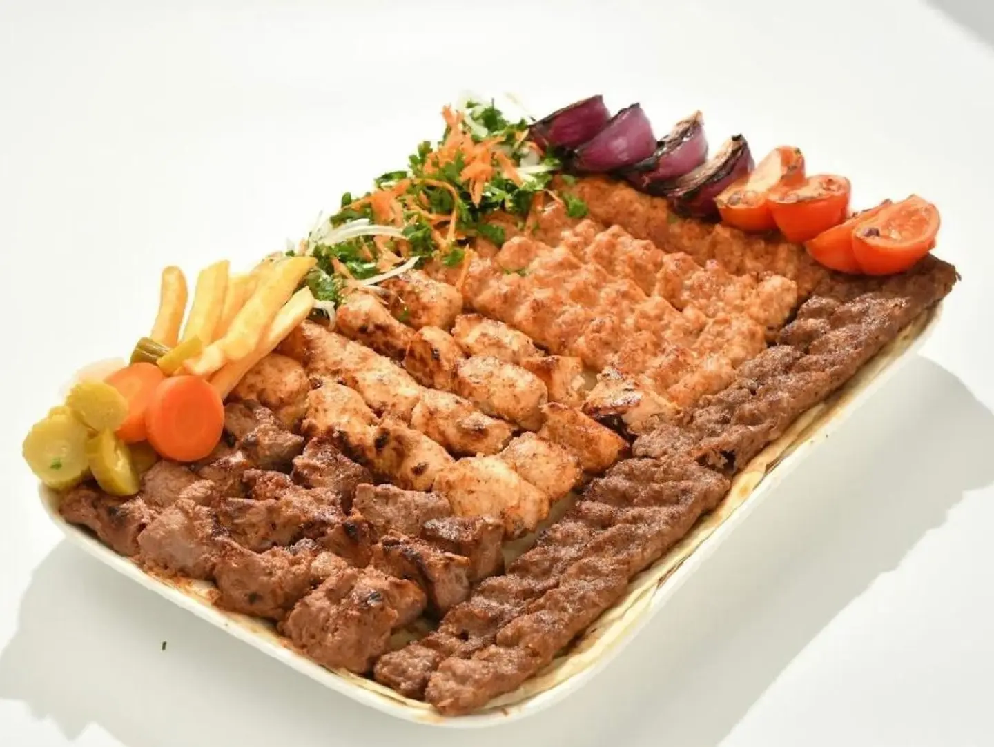 صحن مشكل مشوي صغير