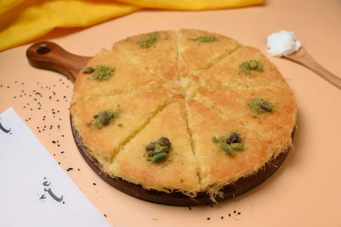 كنافة بالقشطه