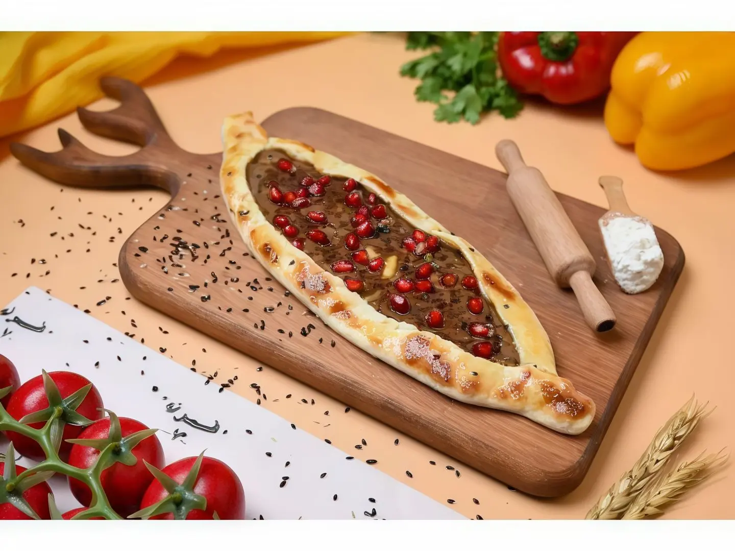 فطيره لحم نعيمي دبس رمان