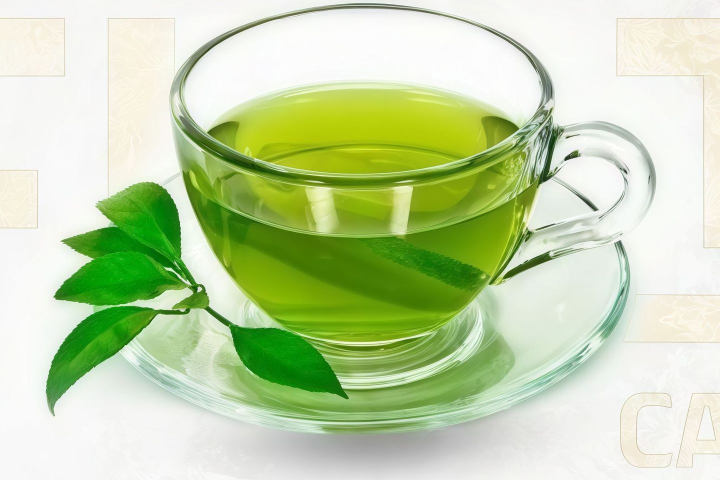 شاي اخضر - كوب حجم وسط ٩ أونصة