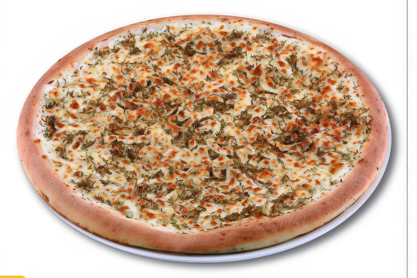 Labnehcheese And Thyme Pizza