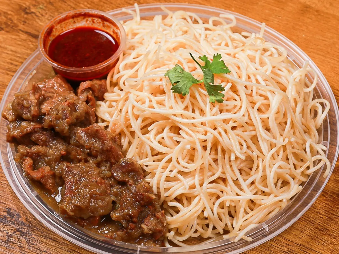 Meat Burkan With Spaghetti - Medium
