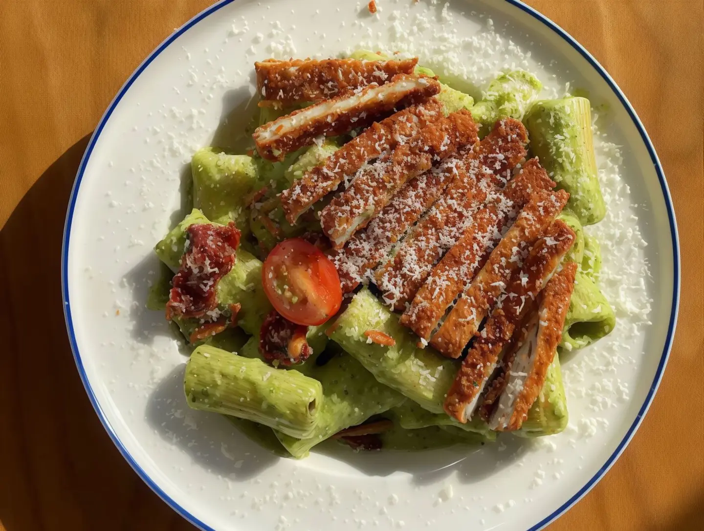 Rigatoni Pesto