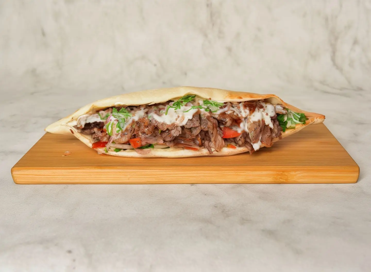 شاورما ليقر لحم