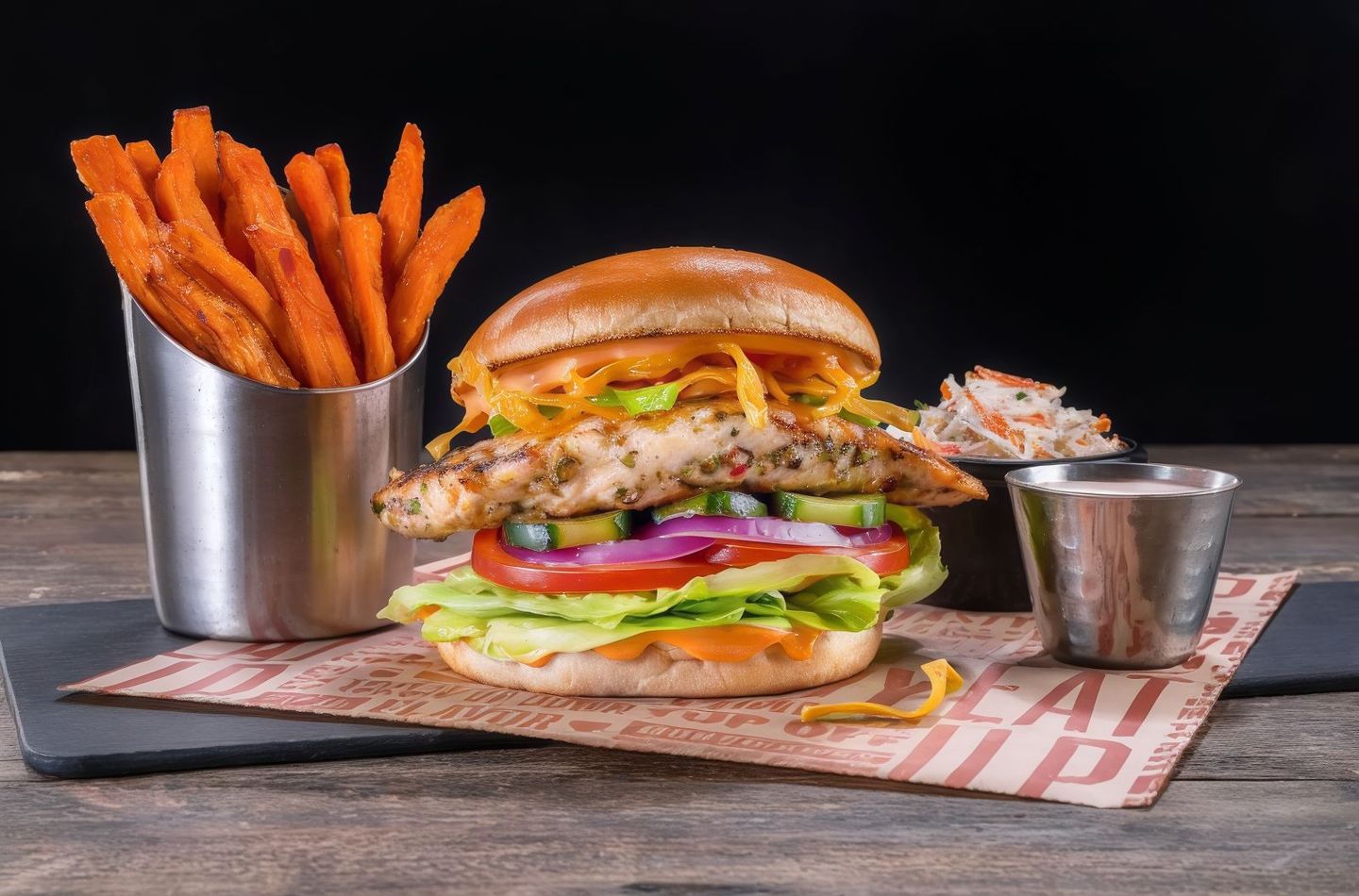 Grilled Fiesta Chicken Burger