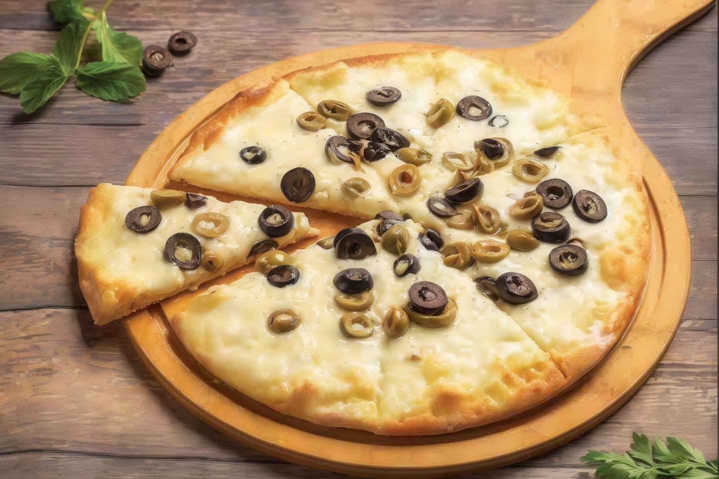 Akkawi Pie With Olives