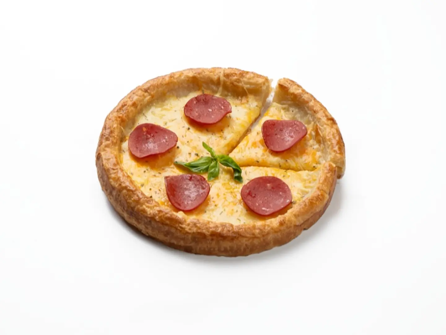 بيتزا كرواسون بيبروني