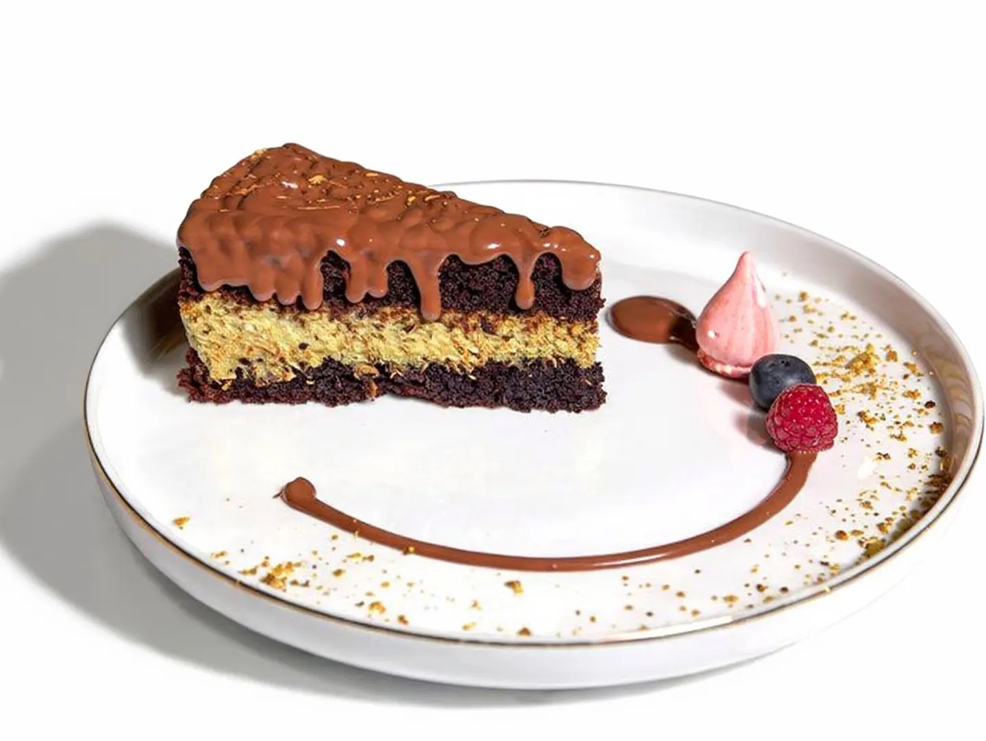 Chocolate Cake Kunafa&Pistachio