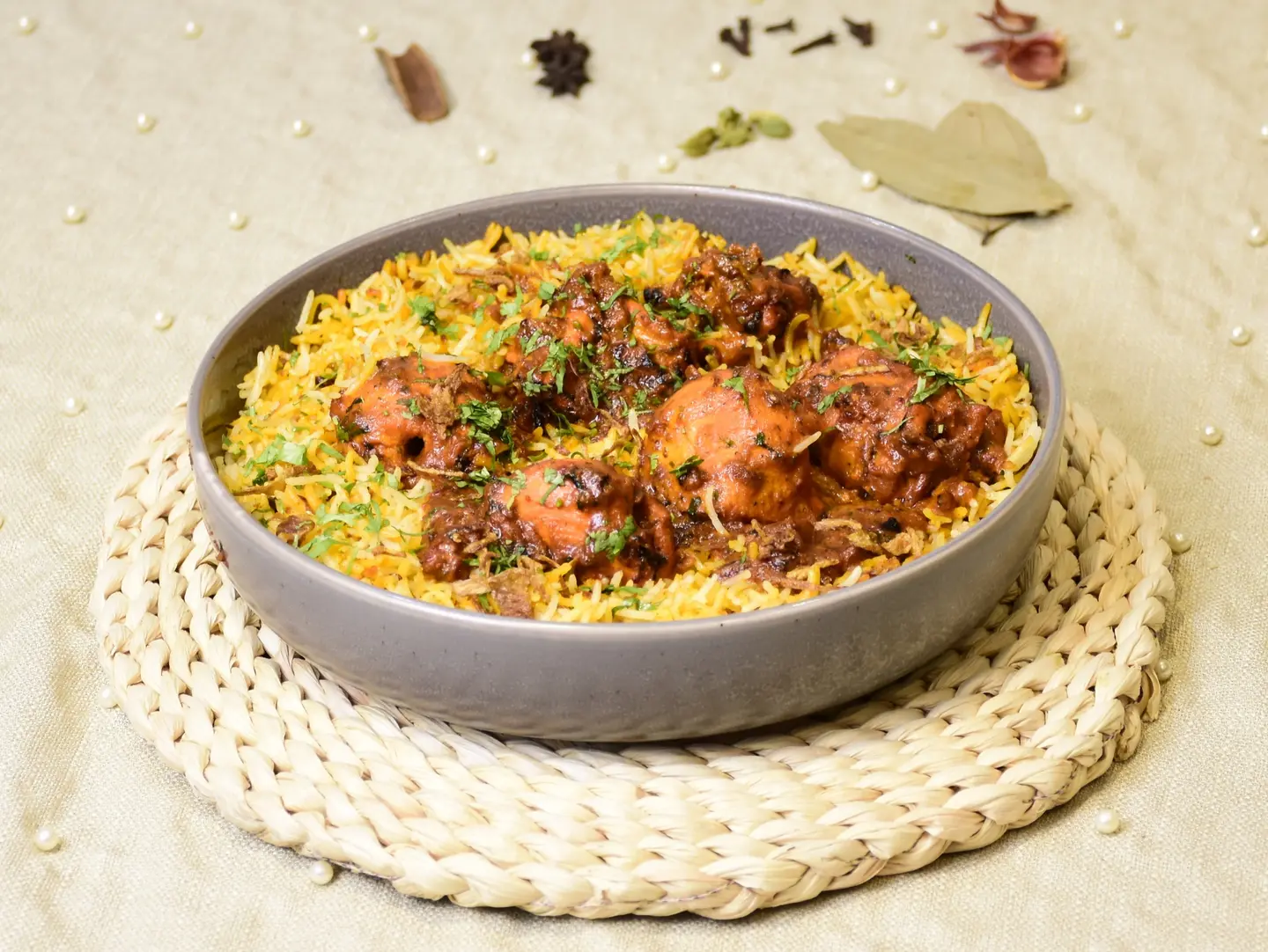 Indic Chicken Tikka Biryani