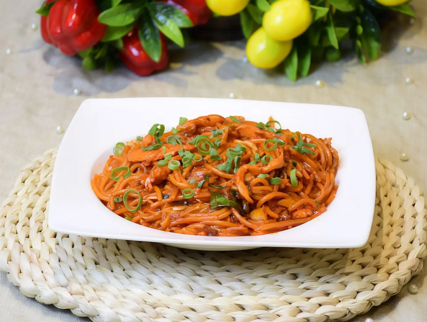Schezwan Noodles - With Vegetables
