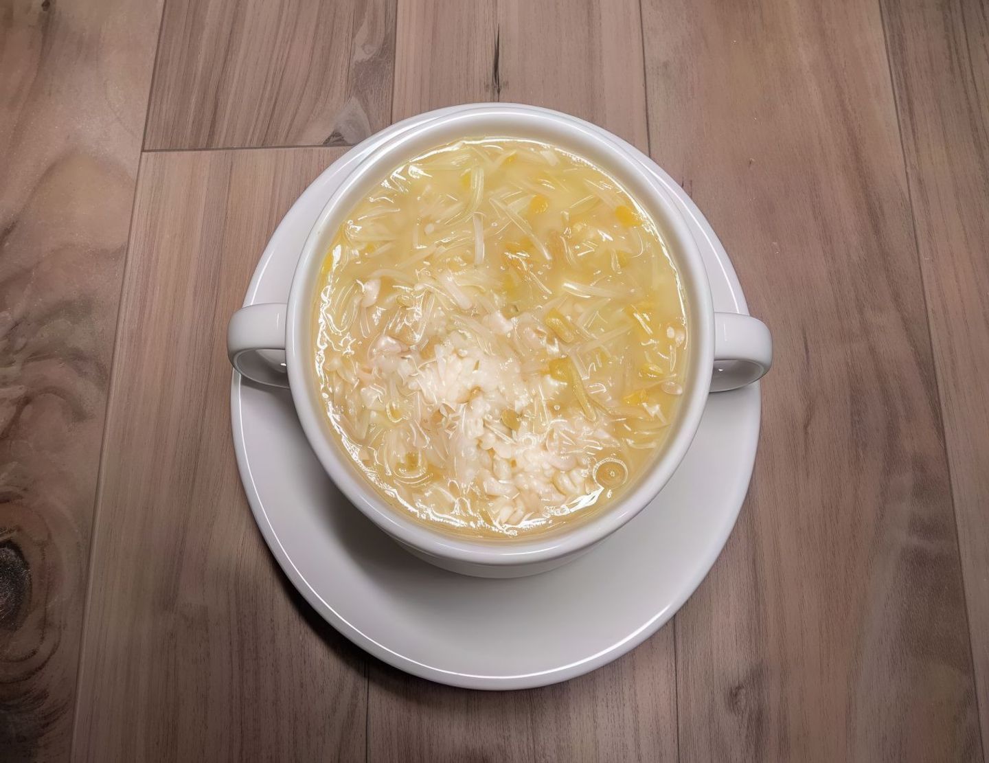 شوربة الذرة الحلوة جمبري