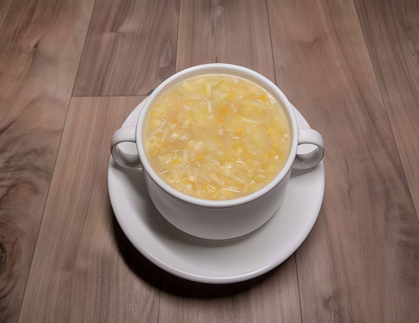 شوربة الذرة الحلوة خضار