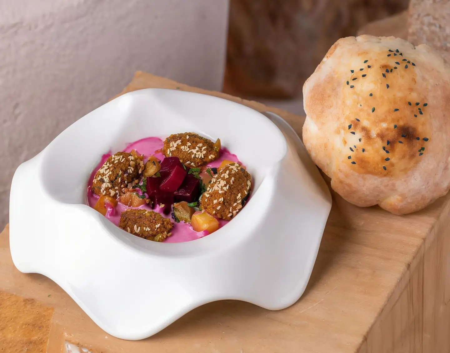 Beetroot Falafel