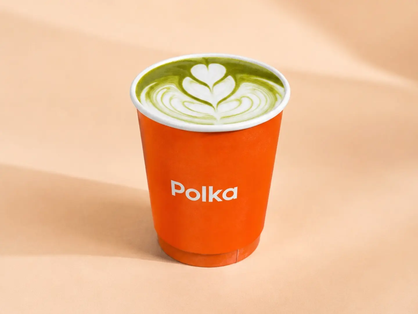 Hot Sweet Matcha Latte