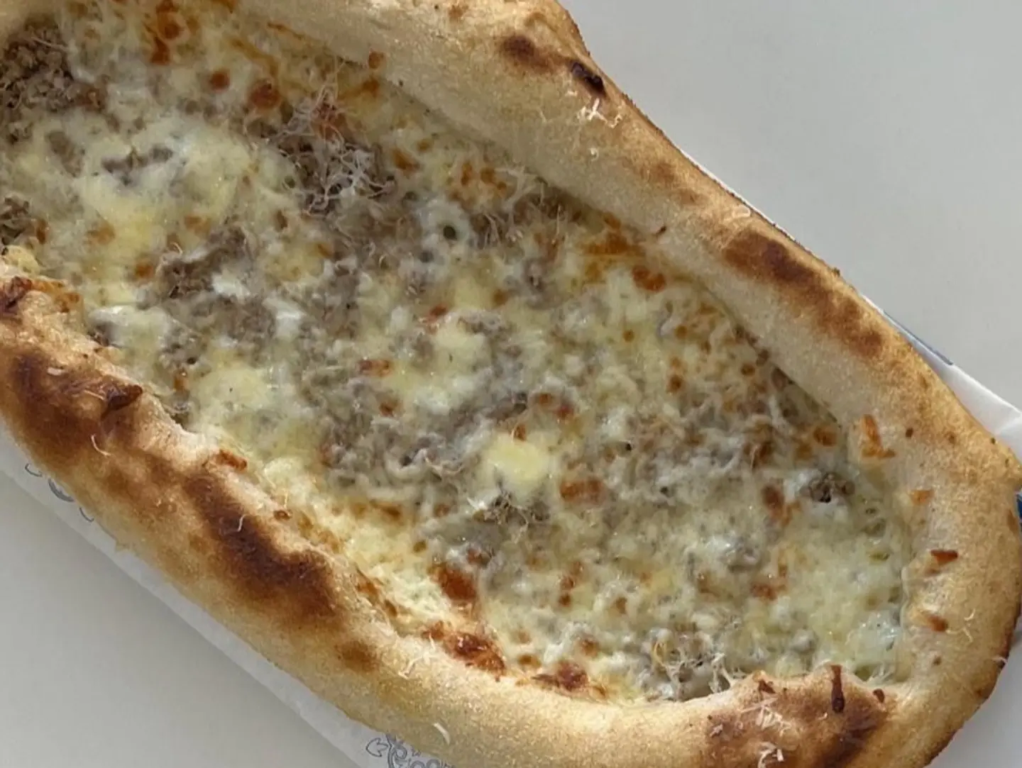 Manakish With Cheese And Meat