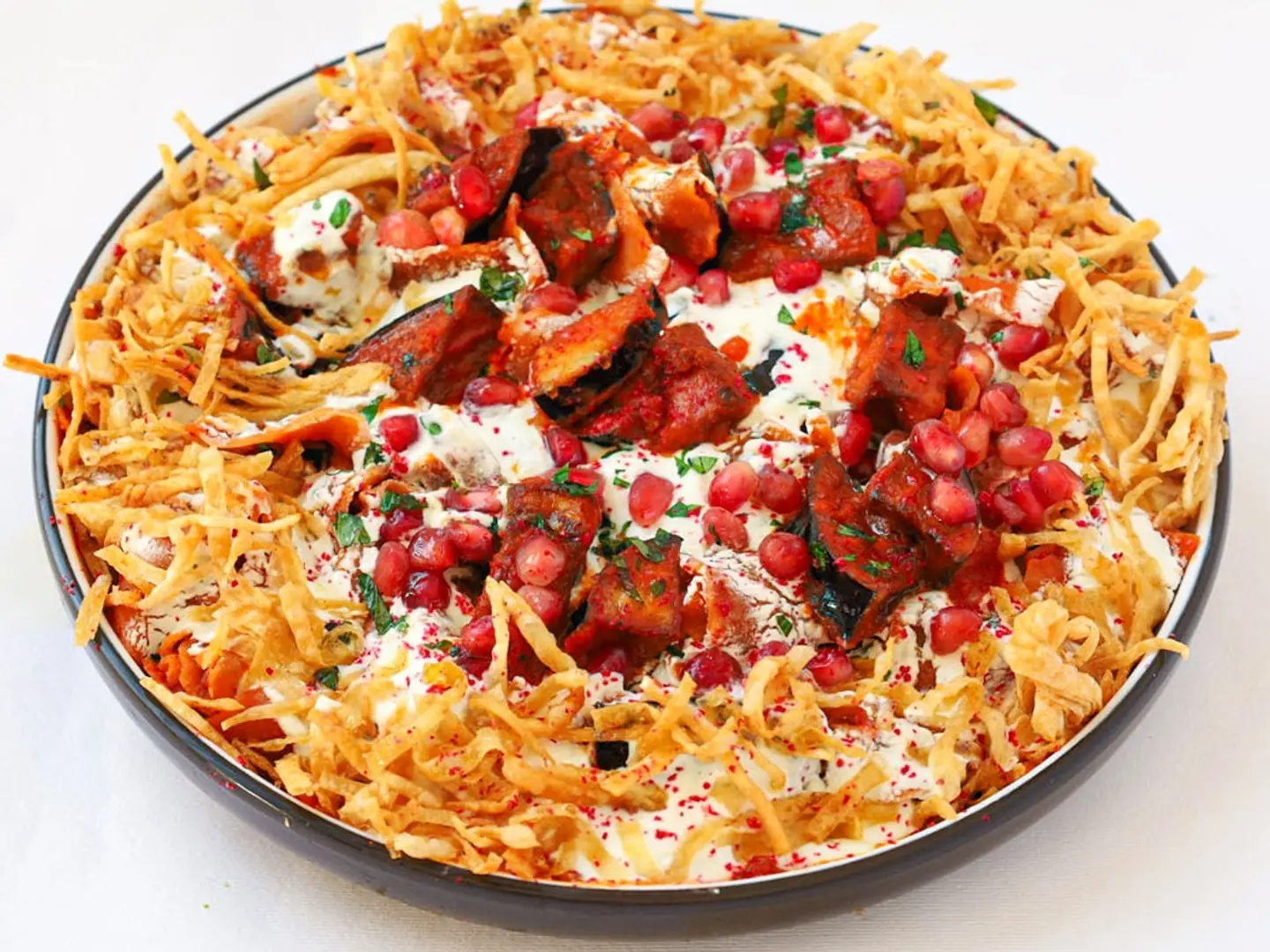 فتة باذنجال