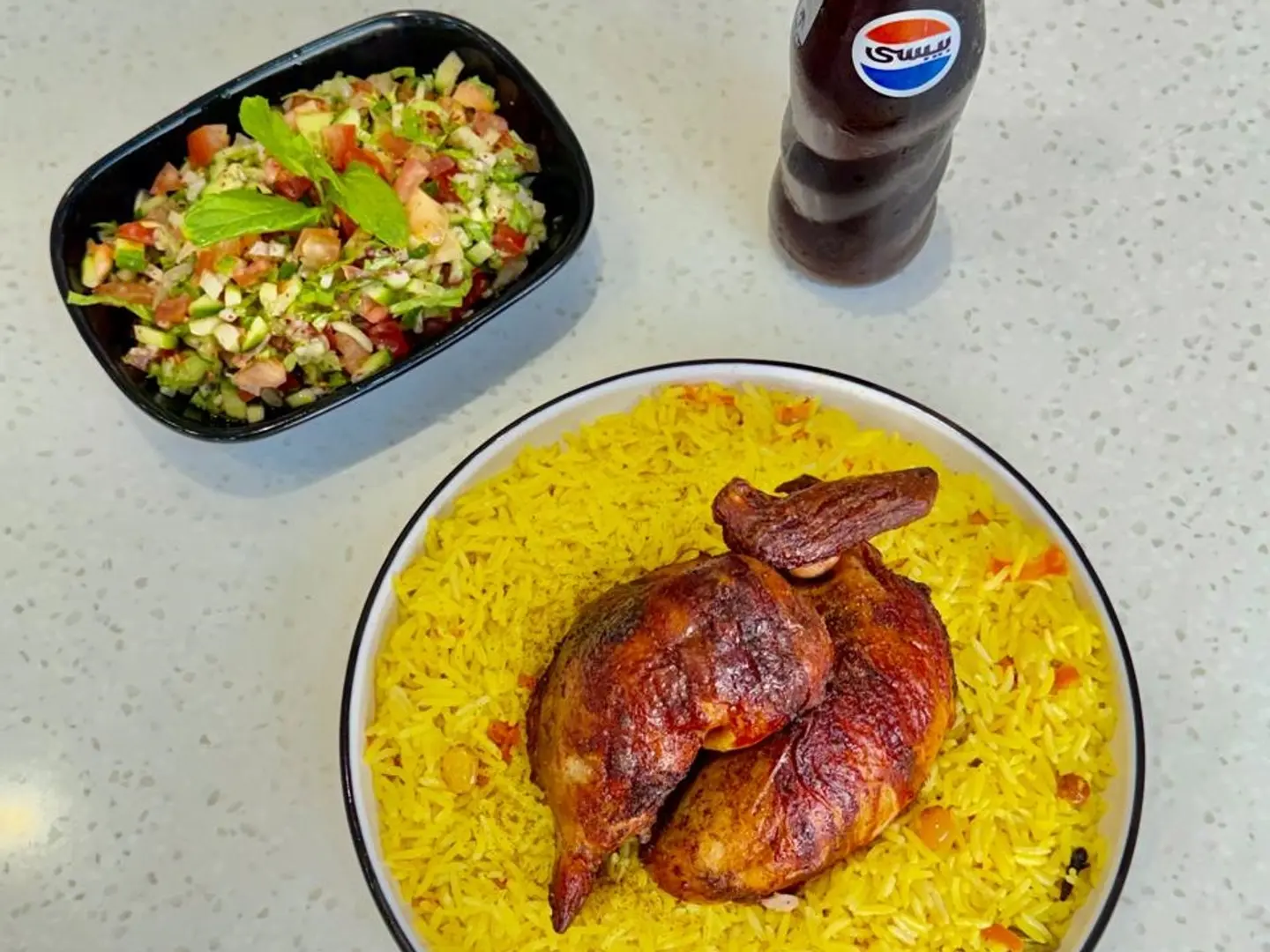 Lunch Offer (Half Chicken With Rice)
