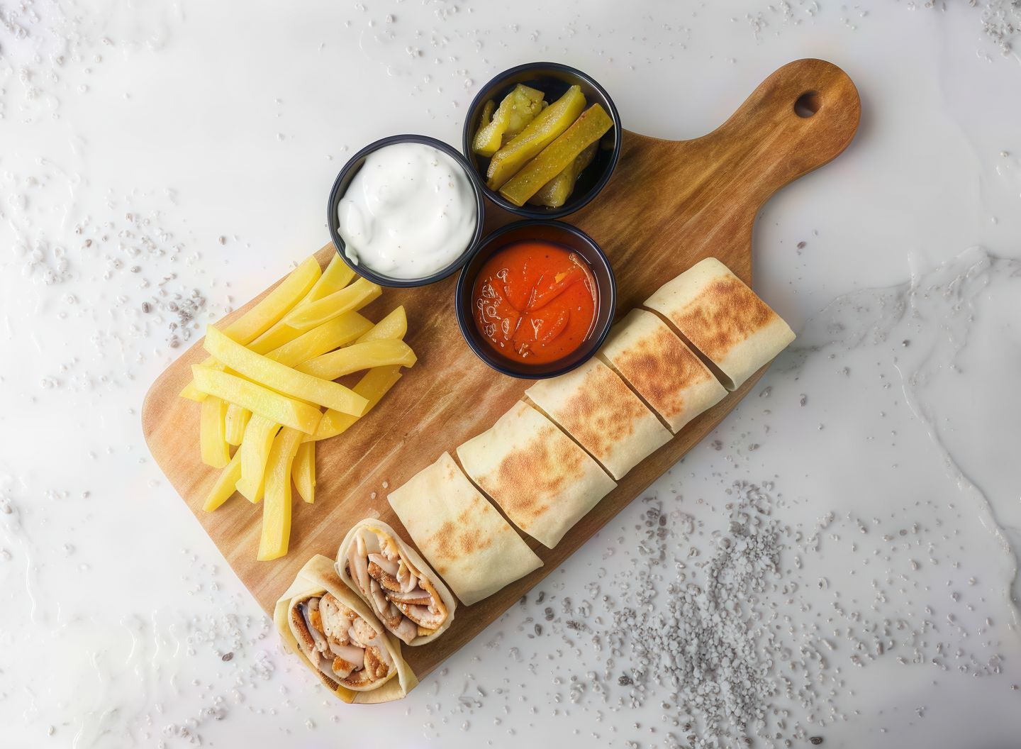 Arabic Shawarma With Cheese