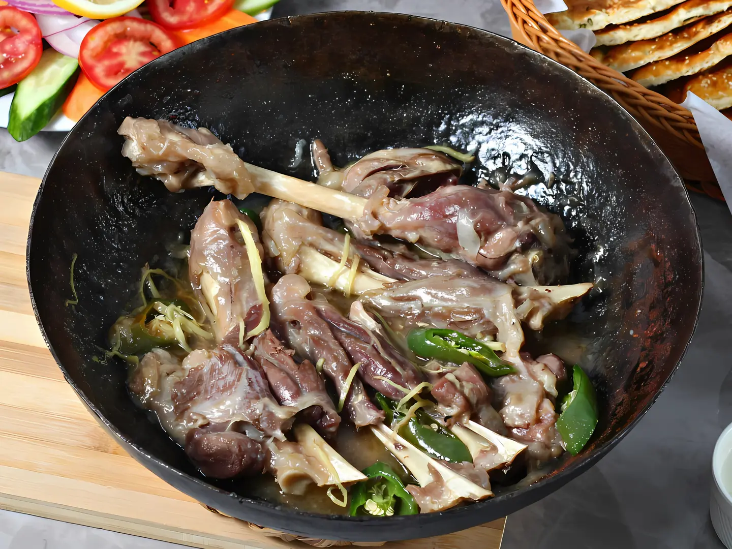 Mutton Machli Karahi