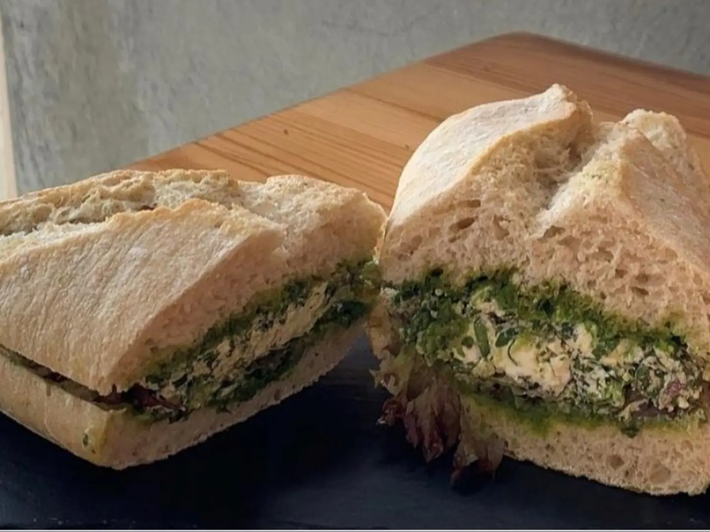 Feta Mint Sandwich