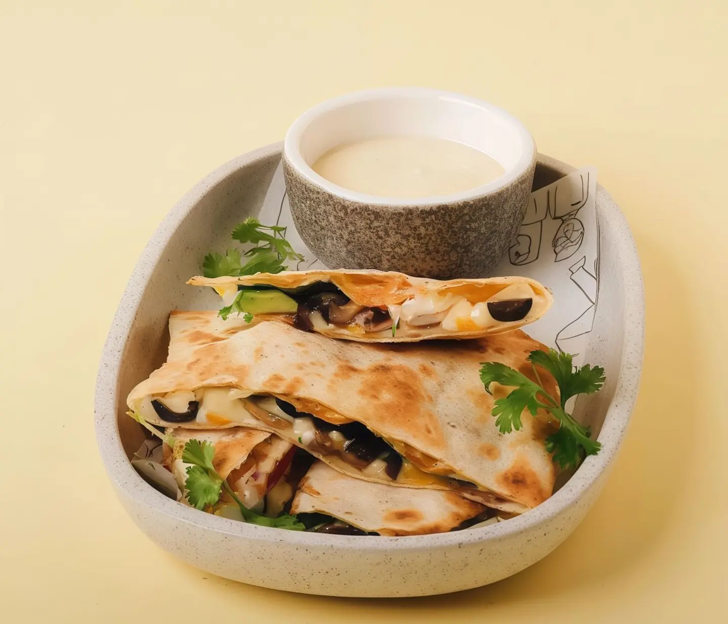 كساديلا بالخضار