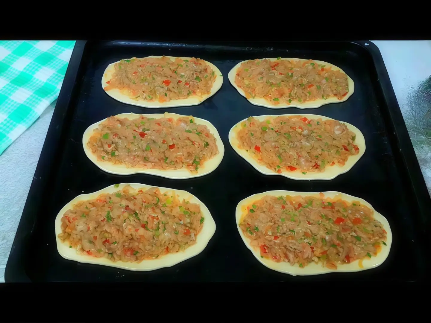 نفر صفيحة شامية دجاج عدد 9 حبه