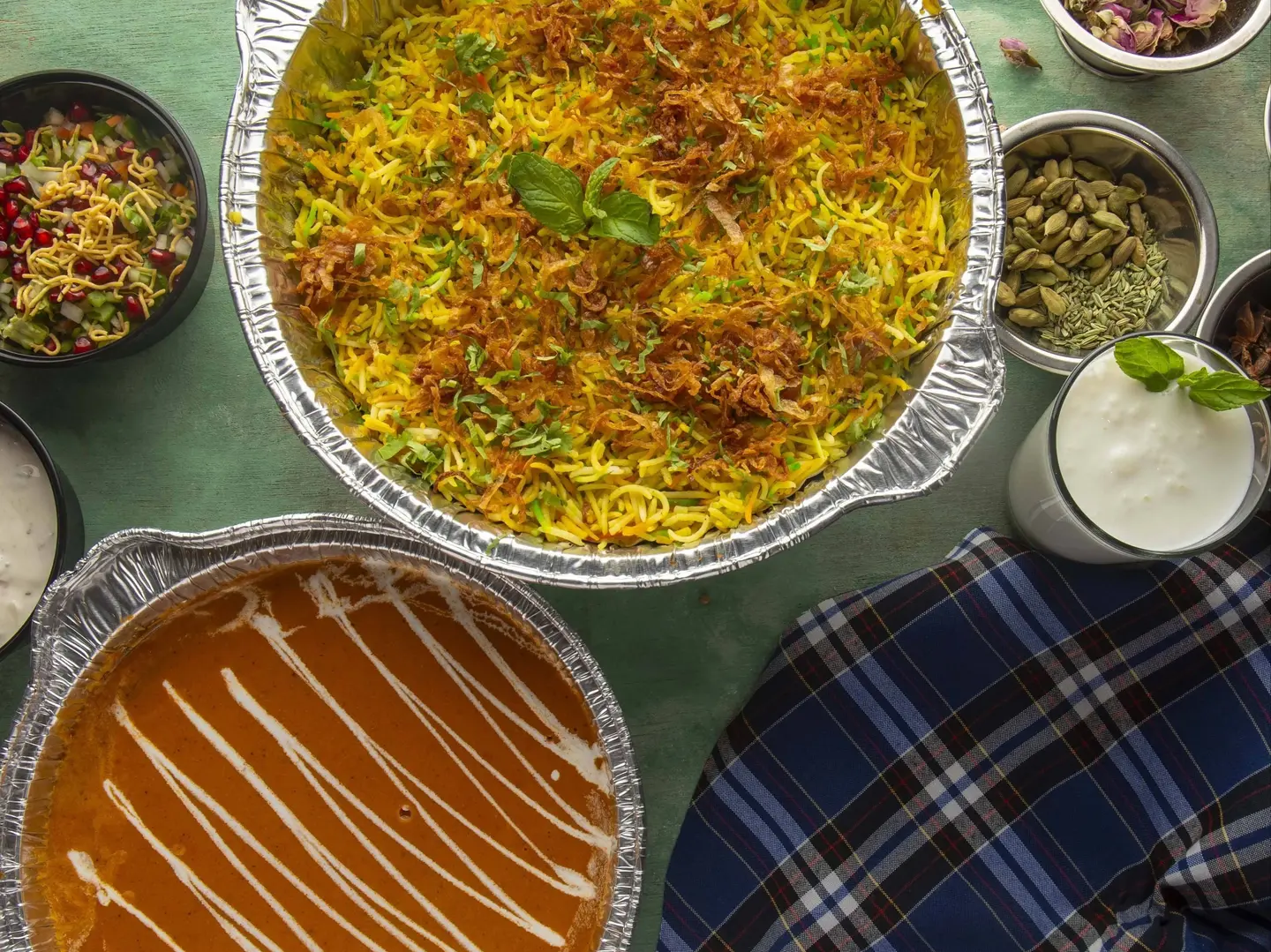 Butter Chicken Biryani Rice   Family Size