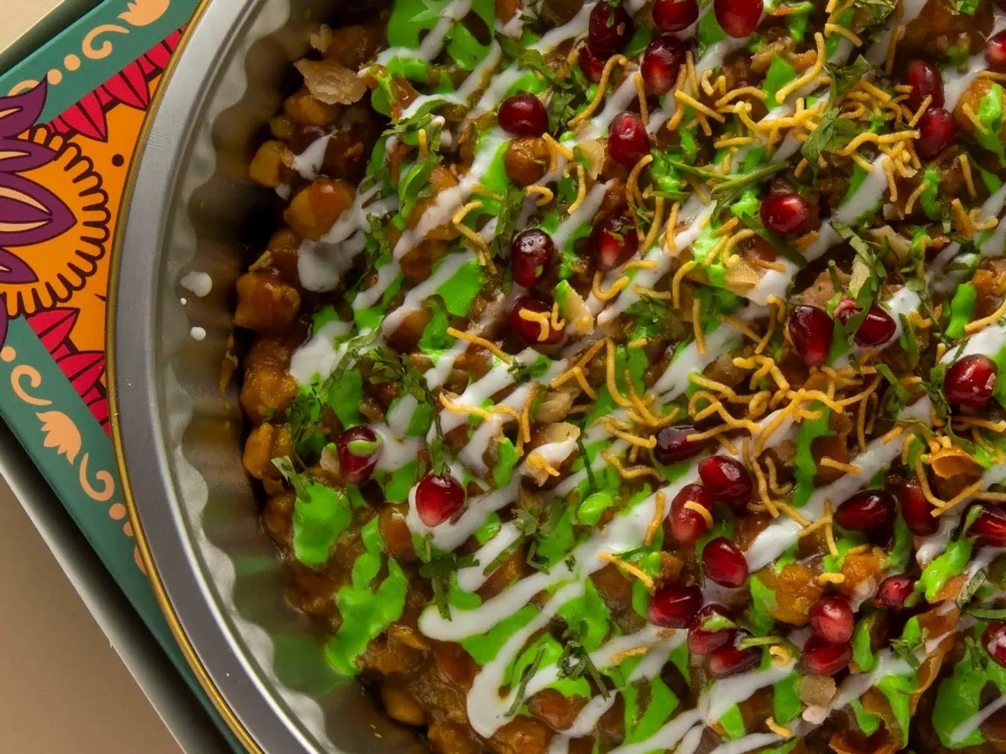 سمبوسة تشات - سمبوسة اللبن الهندي