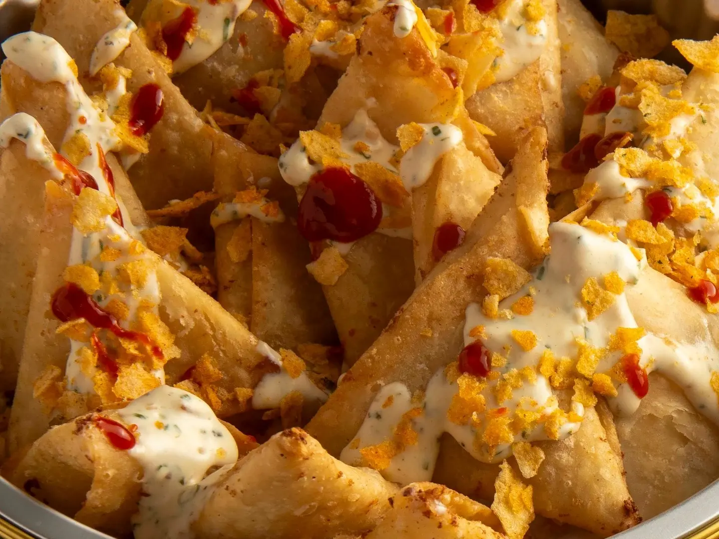 سمبوسة بالجبن مع الخلطة الخاصة